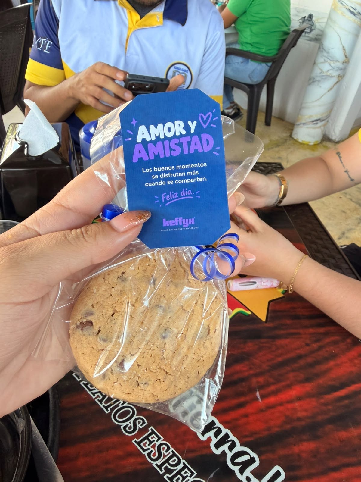 Galleta de Amor y Amistad Keffyx — Detalle con Deligalletas