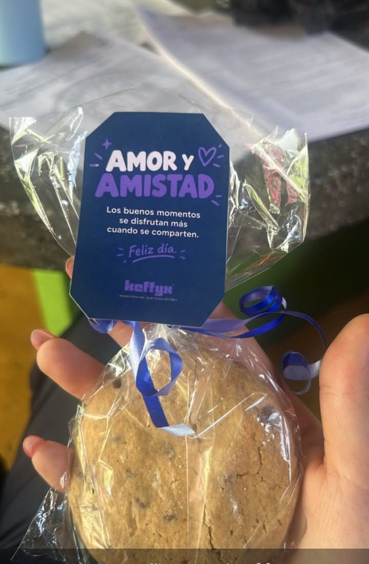 Galleta de Amor y Amistad Keffyx — Detalle con Deligalletas